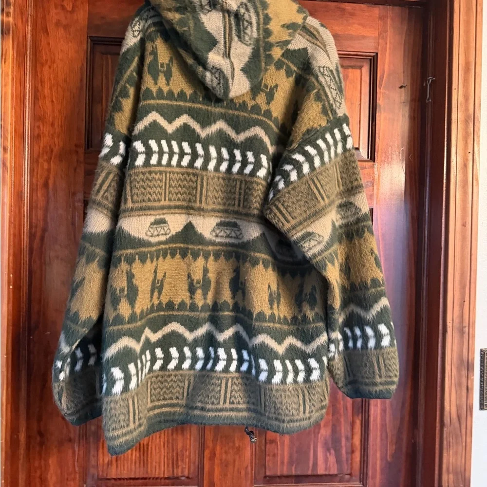 Atahualpa Tejidos Green & Olive Woven Cardigan